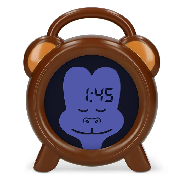 Ρολόι Εκπαίδευσης Ύπνου Alecto Bc-100 Με Ξυπνητήρι Και Νυχτερινό Φωτισμό Μαϊμουδάκι