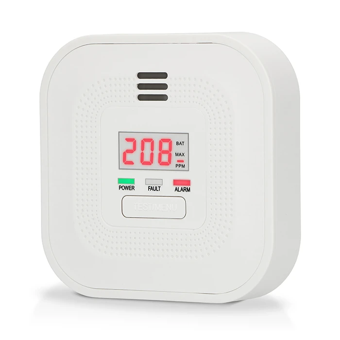 Alecto COA4010 Carbon Monoxide Alarm – 10-year battery & sensor, display, 85 dB
