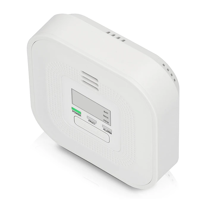 Alecto COA4010 Carbon Monoxide Alarm – 10-year battery & sensor, display, 85 dB