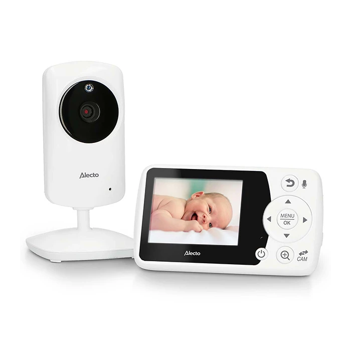 Alecto DVM64 Baby Monitor with Camera and 2.4" Colour Display