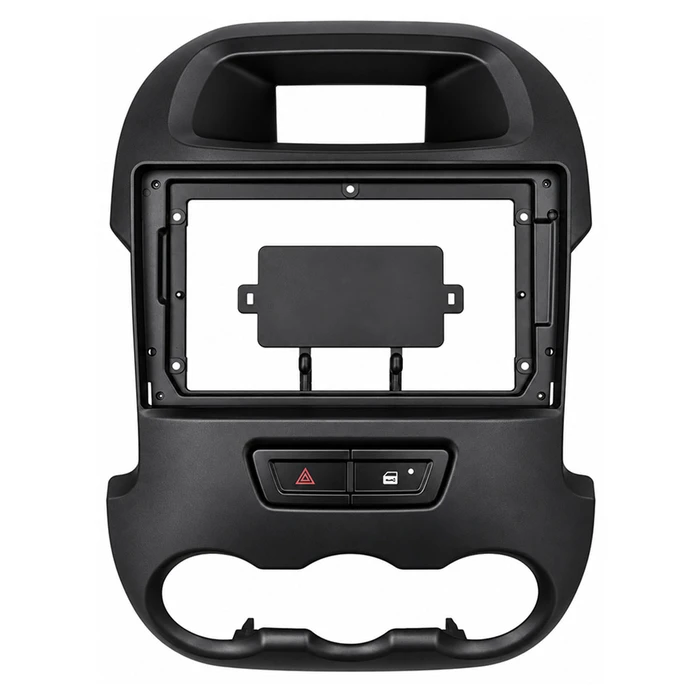 VenCore 3236-10005-0591B - 9" Android 15 PX5S Octa-Core 2GB/32GB IPS Multimedia Car Head Unit with Front Panel, CarPlay, Android Auto and 360° Camera Support for Ford Ranger 2012-2016 – Black