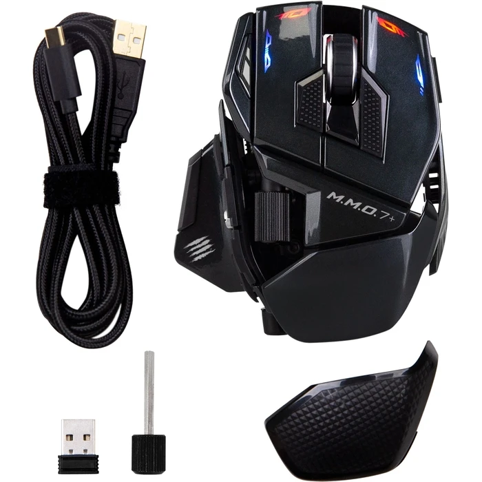 Mad Catz M.M.O. 7+ Wireless RGB Gaming Mouse 26000 DPI Black