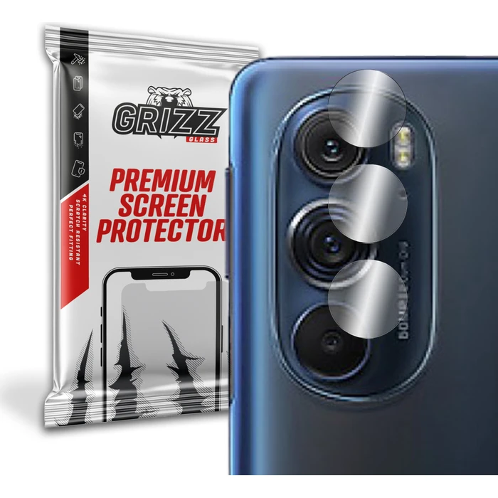 GrizzGlass HybridGlass Camera Moto Edge X30