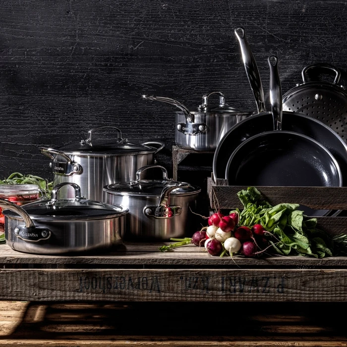GreenPan Premiere Wok 30cm - Stainless Steel Wok with Thermolon Infinity Pro Ceramic Coating