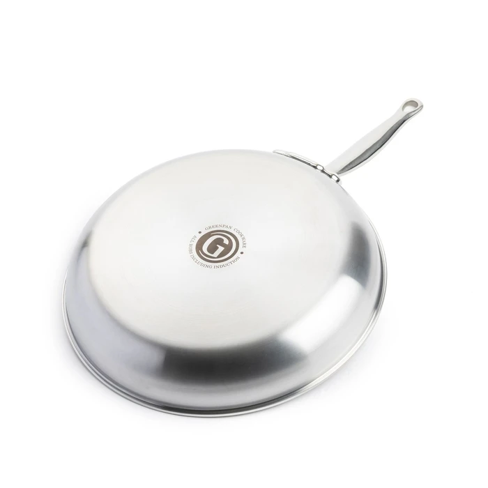 Green Pan Stainless Steel Frying Pan Set 2pcs