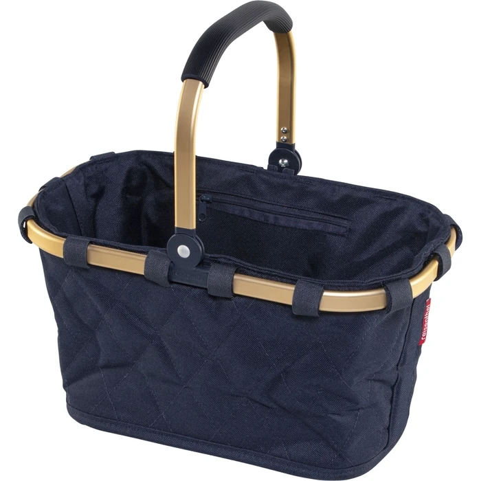 Reisenthel μικρό καλάθι αγορών Carrybag XS frame - Rhombus Midnight Gold