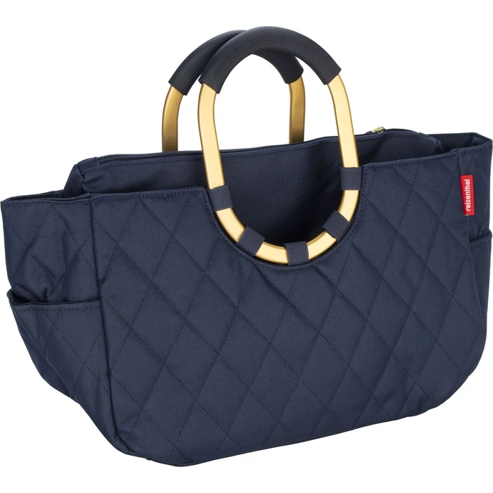 Reisenthel loopshopper M frame rhombus midnight gold - Shopping bag / Everyday shopper
