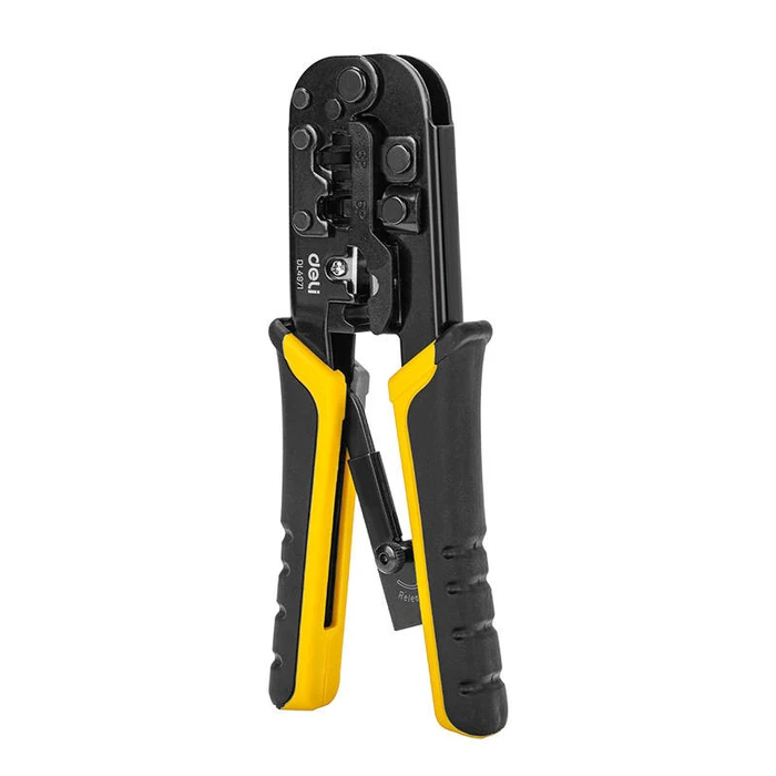 Πρέσα Ακροδεκτών Deli EDL4971 4/6/8P, RJ45/RJ14/RJ12/RJ9