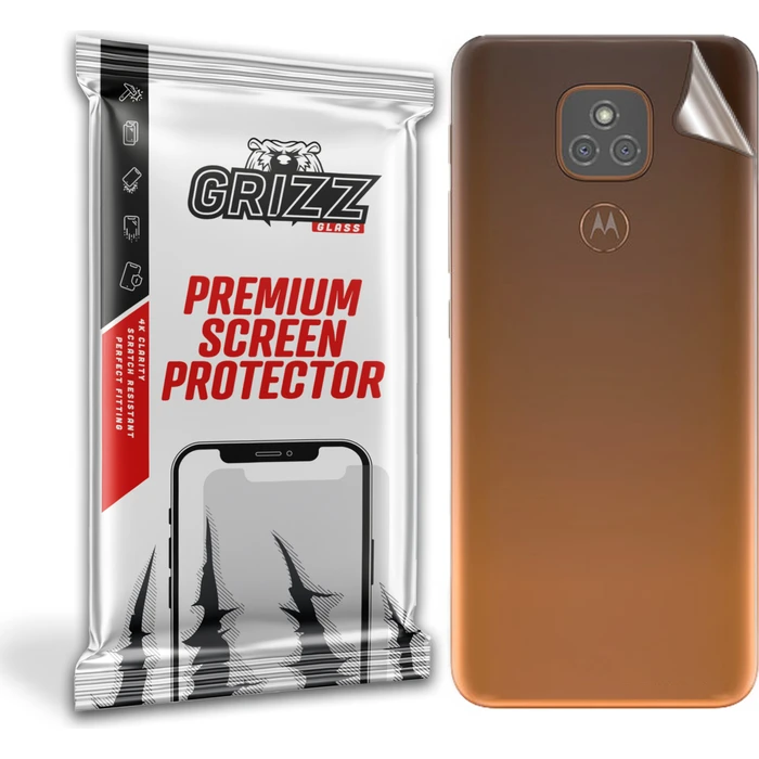 GrizzGlass SatinSkin Motorola Moto E7 Plus