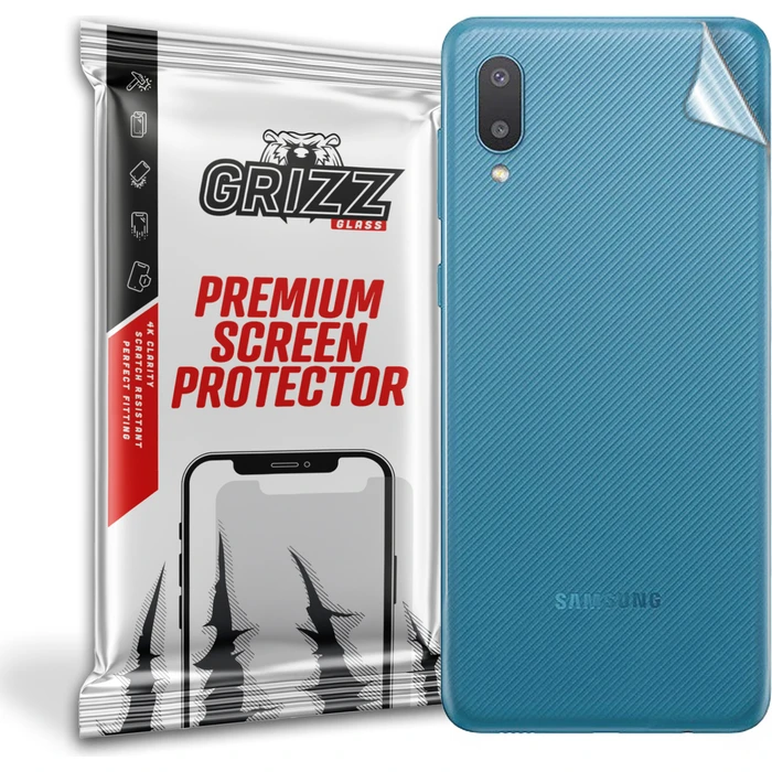 GrizzGlass SatinSkin Samsung Galaxy M02