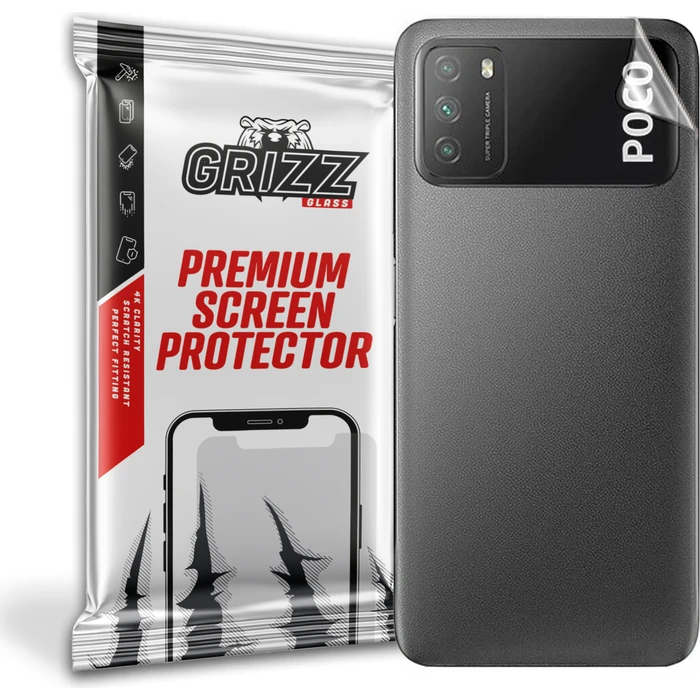 GrizzGlass SatinSkin Xiaomi POCO M3