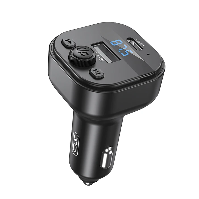 FM Transmitter Αυτοκινήτου XO Bluetooth ΜΡ3 με θύρα φόρτισης Type-C, 15W