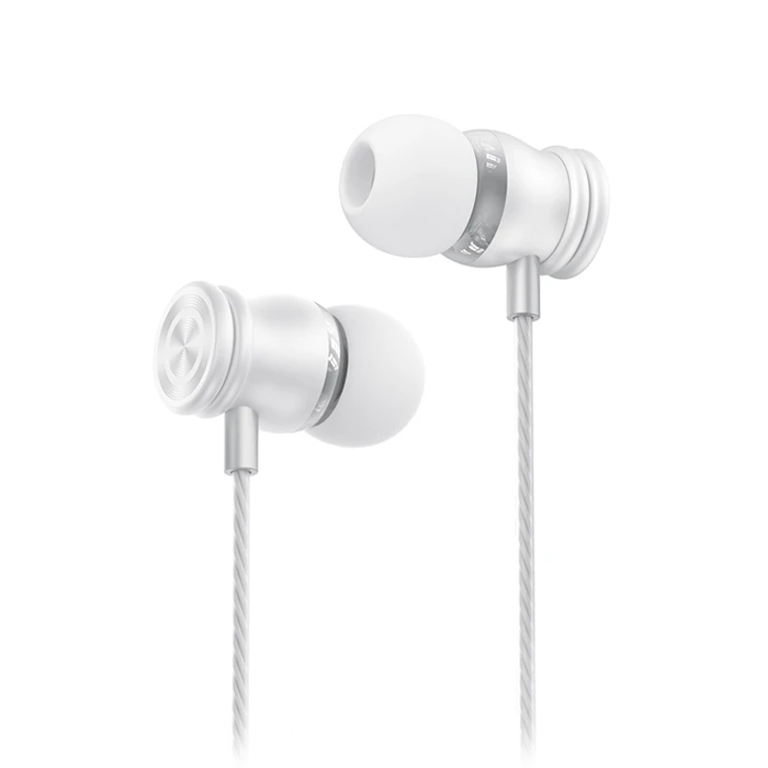 Handsfree Ακουστικά XO Ενσύρματα in-ear μεταλλικά και βύσμα USB-C, Λευκό