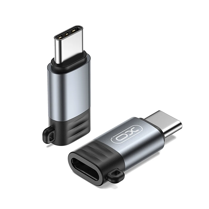 Αντάπτορας USB XO High-Speed type-C αρσ. - Lightning θηλ., Μαύρο