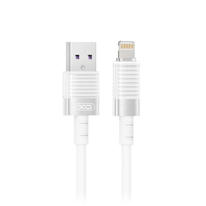 Καλώδιο USB XO High-Speed Α αρσ. - Lightning, 1.00m Λευκό