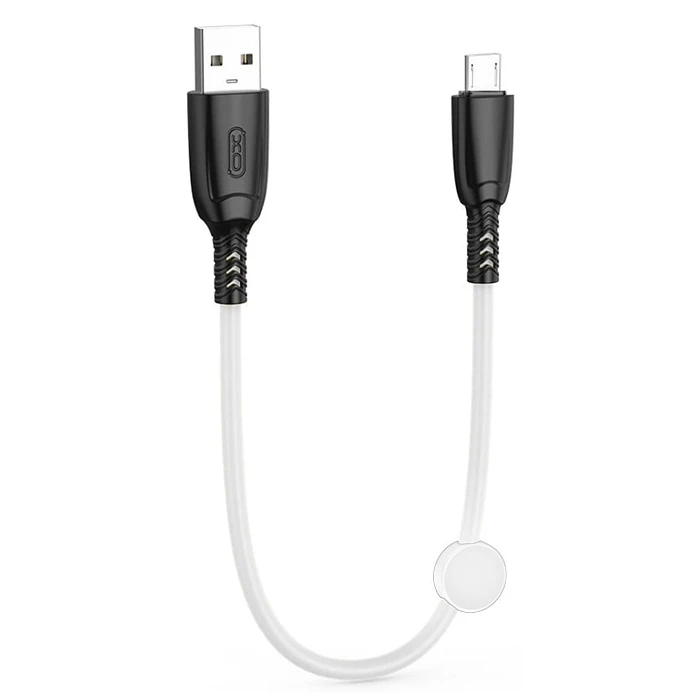 Καλώδιο USB XO High-Speed Α αρσ. - micro USB αρσ., 25cm Λευκό