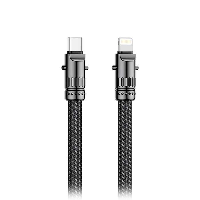 Καλώδιο USB XO High-Speed Type-C αρσ. - Lightning, 0.2m Μαύρο