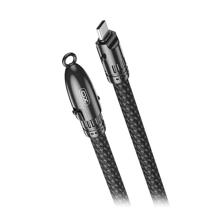 Καλώδιο USB XO High-Speed Type-C αρσ. - Type-C αρσ., 0.2m Μαύρο