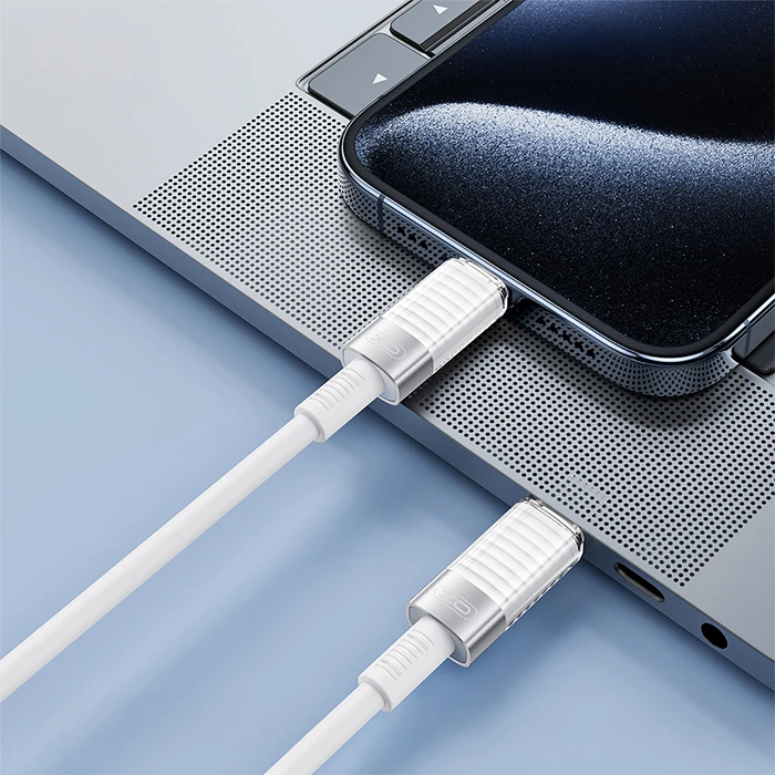 Καλώδιο USB XO High-Speed Type-C αρσ. - Type-C αρσ., 1.00m Λευκό