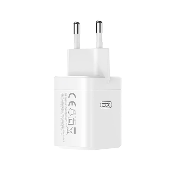 XO CE36 GaN 45W Dual-Port Charger (1x USB-C PD45W + 1x USB-A) - White