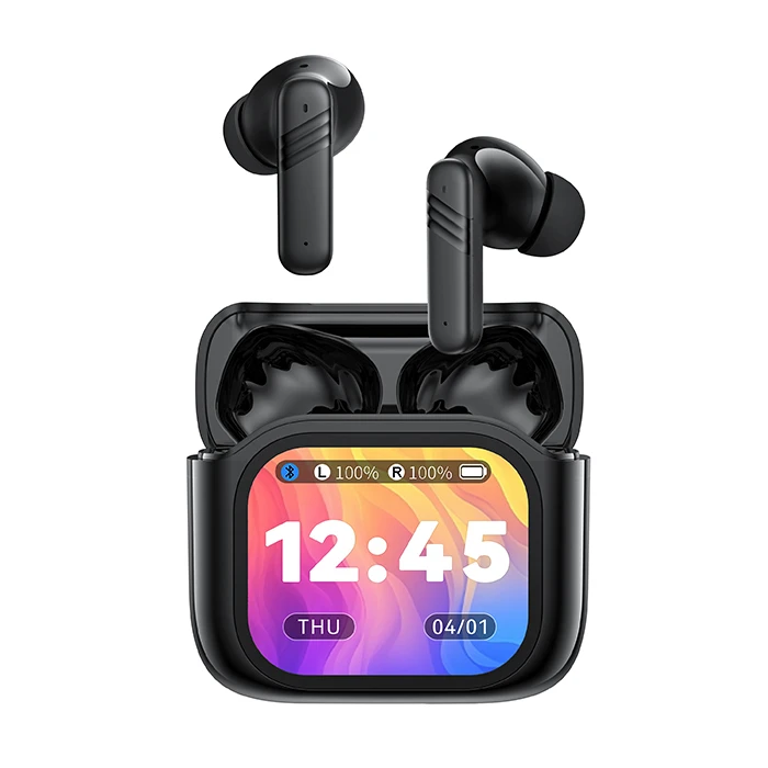 XO X50 - Bluetooth wireless In‑Ear earphones with ANC and charging case with LCD display