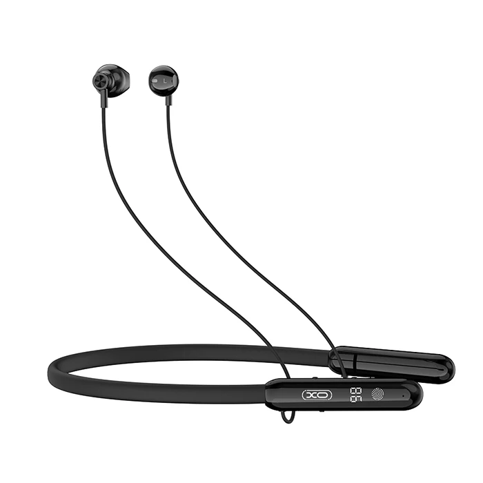 XO BS36 Bluetooth ακουστικά neckband - Μαύρο