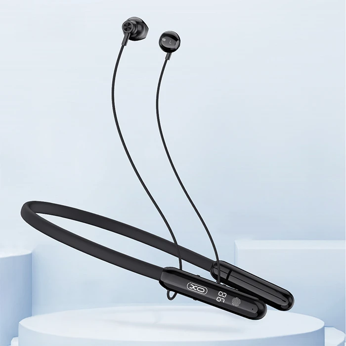 XO BS36 Bluetooth ακουστικά neckband - Μαύρο