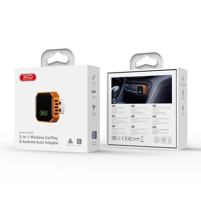 XO CZ029 Wireless CarPlay / Android Auto Car Adapter