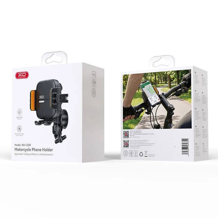 XO C200 Mobile Phone Holder for Bicycle, Motorcycle, or Scooter
