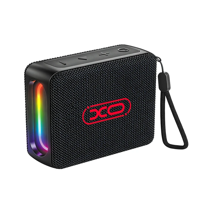 XO F85 Ηχείο Bluetooth 5W με RGB φωτισμό, Διάρκεια μπαταρίας έως 11 ώρες, Μαύρο