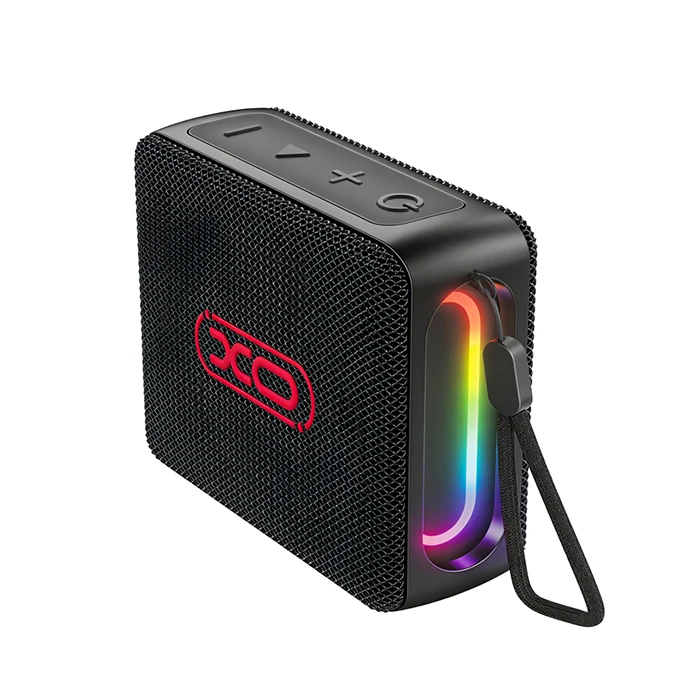 XO F85 Ηχείο Bluetooth 5W με RGB φωτισμό, Διάρκεια μπαταρίας έως 11 ώρες, Μαύρο