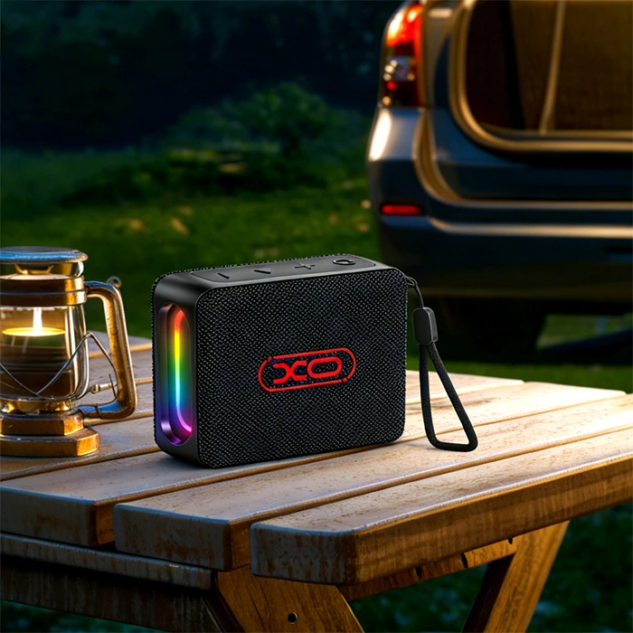 XO F85 Ηχείο Bluetooth 5W με RGB φωτισμό, Διάρκεια μπαταρίας έως 11 ώρες, Μαύρο