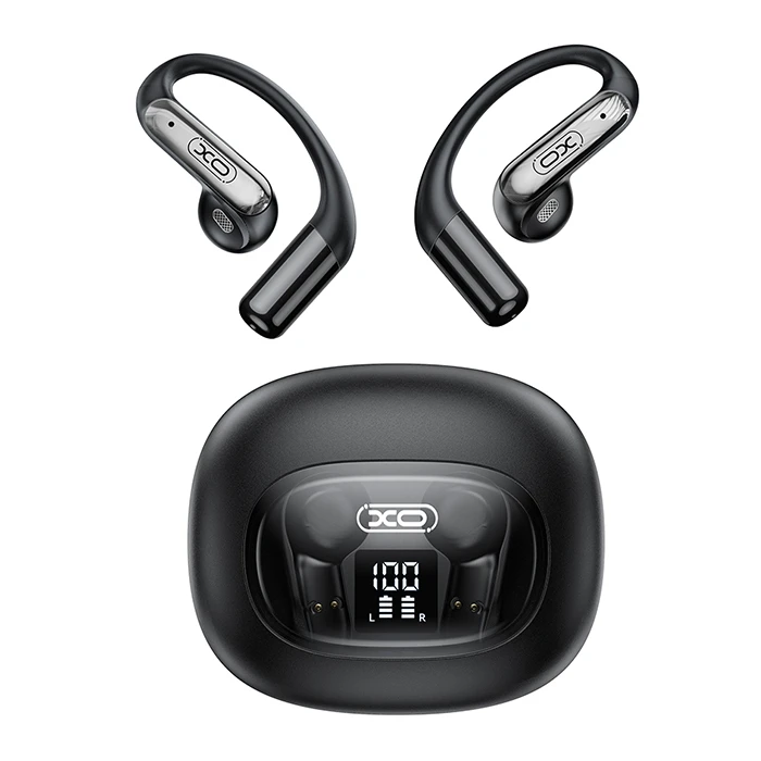 XO G49 In-ear Bluetooth Ακουστικά με Θήκη Φόρτισης και LED Οθόνη - Μαύρο