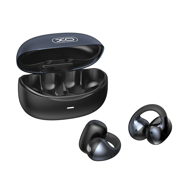 XO G56 Open Ear Bluetooth Handsfree Ακουστικά με Αντοχή στον Ιδρώτα και Θήκη Φόρτισης Μαύρα