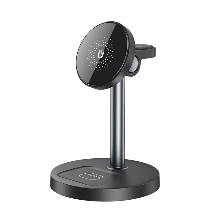 XO Ασύρματος Φορτιστής (Qi Pad) 15W Quick Charge 2.0 Μαύρο (CX038)