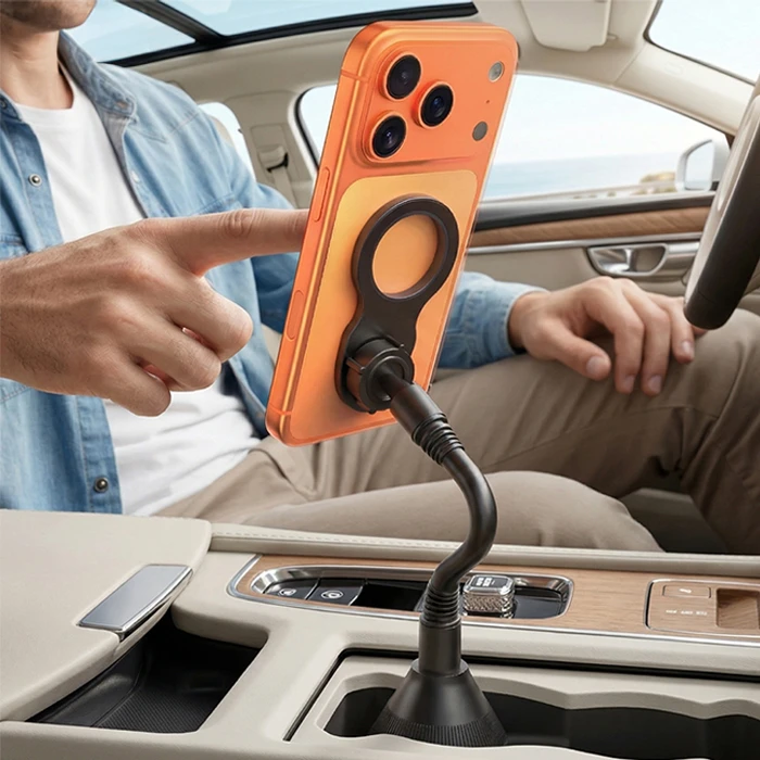XO C305 Car Phone Mount with MagSafe Magnet - Black