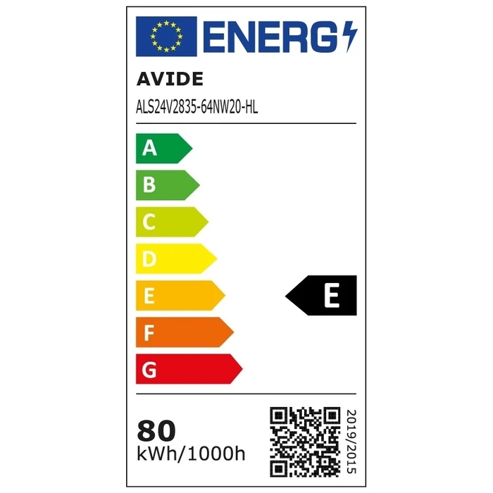 Ταινία LED Avide 24V 8W 4000K IP20 10m 145lm/W