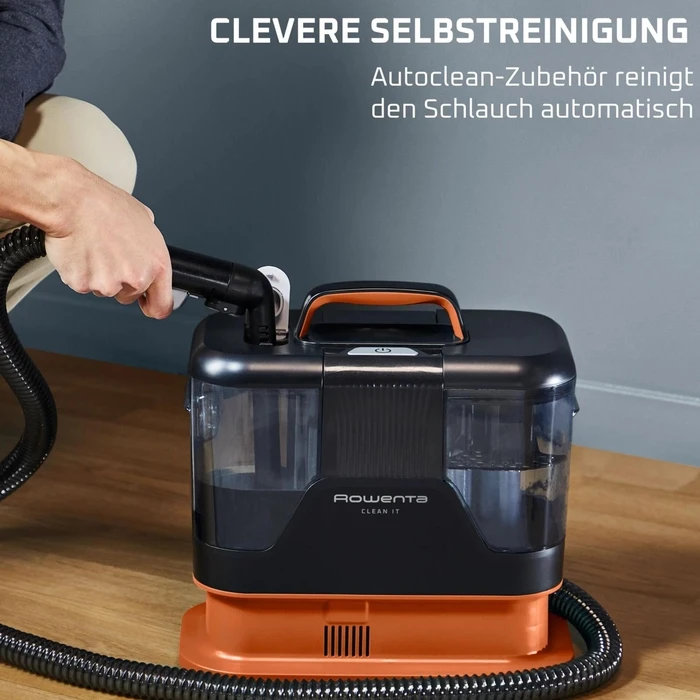 Rowenta Clean It Wet & Dry Vacuum Cleaner with 1.5 L Plastic Tank, Black