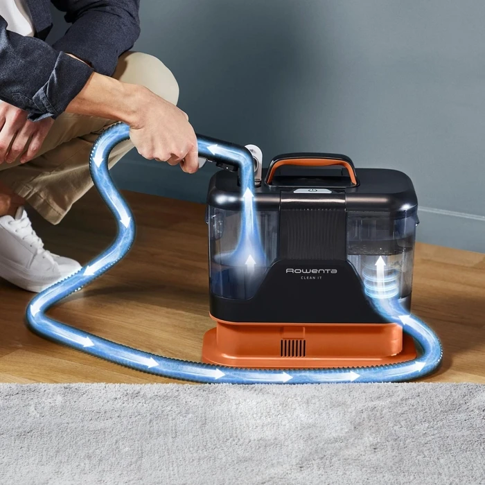 Rowenta Clean It Wet & Dry Vacuum Cleaner with 1.5 L Plastic Tank, Black