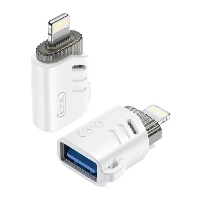 Αντάπτορας Xo Nb256a Usb-A Female To Lightning Otg Adapter, Λευκό