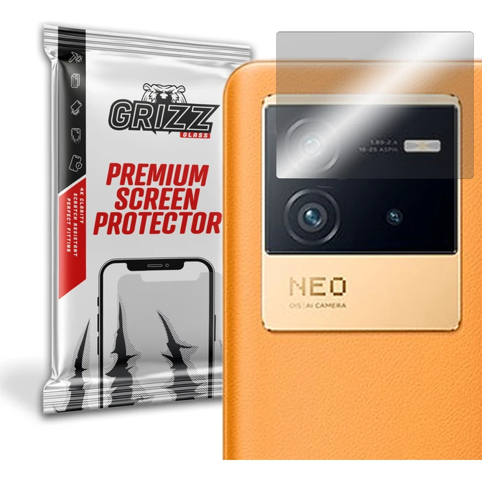 GrizzGlass HybridGlass Camera Vivo IQOO Neo 6