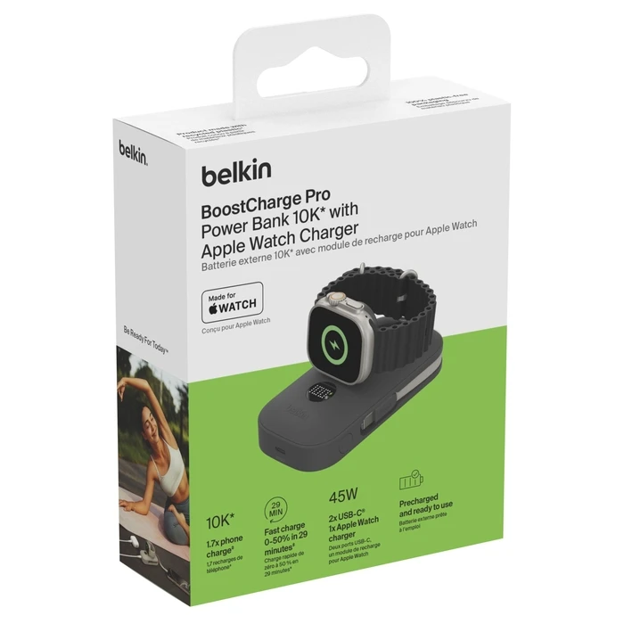 Belkin BoostCharge Pro Power Bank 10000mAh 45W USB-C Port Black