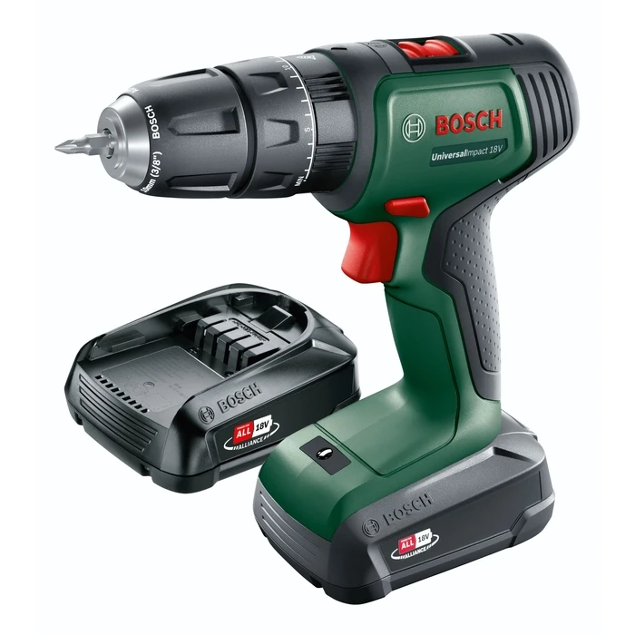 Bosch UniversalImpact 18V Cordless Impact Drill/Driver 2x1.5Ah (06039D4103)