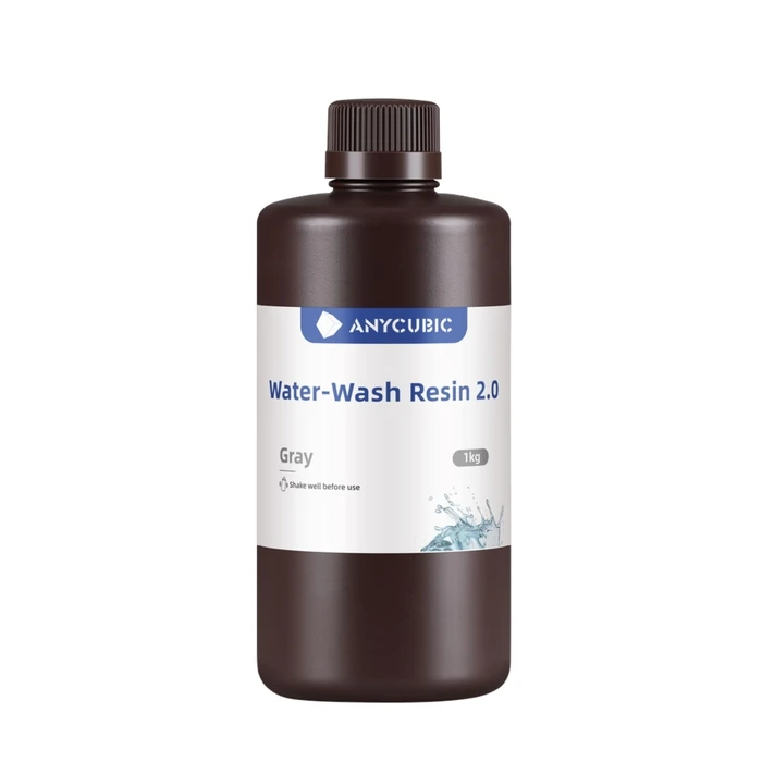 Anycubic Ρητίνη Water-Washable 2.0 Γκρι 1kg