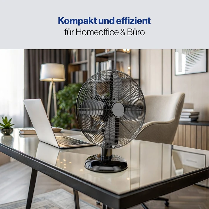 ProfiCare PC-VL 3063 M Table Fan 30 cm Black