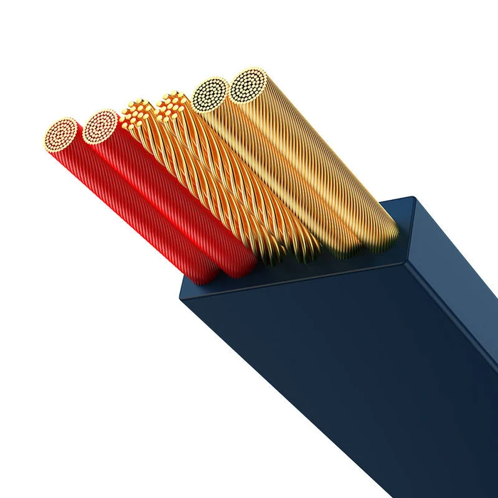 Καλώδιο USB Baseus Bright Mirror 3 USB 3-in-1 for micro USB/USB-C/Lightning 66W/2A 1.1m (Blue)