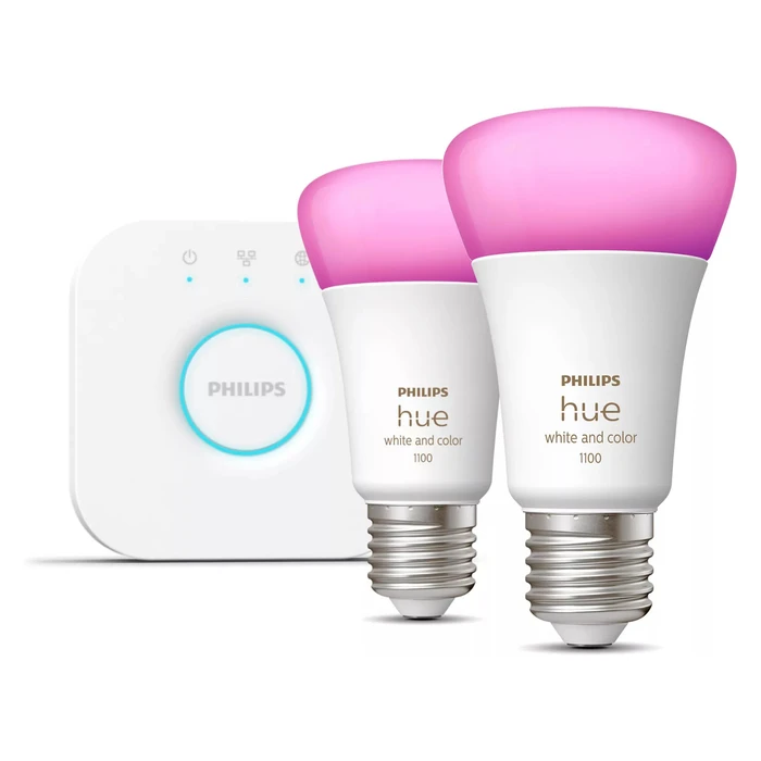 Smart Λάμπα Philips Hue StiWa White & Color Ambiance E27 starter set of 2