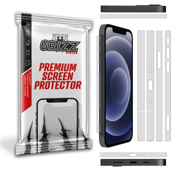 GrizzGlass SatinSide Apple iPhone 12 mini