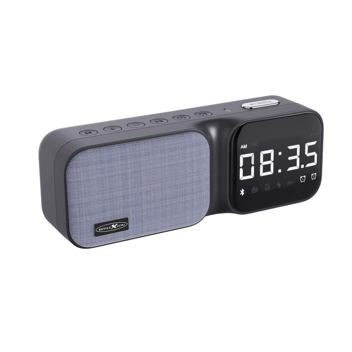 Reflexion Table Clock with Radio