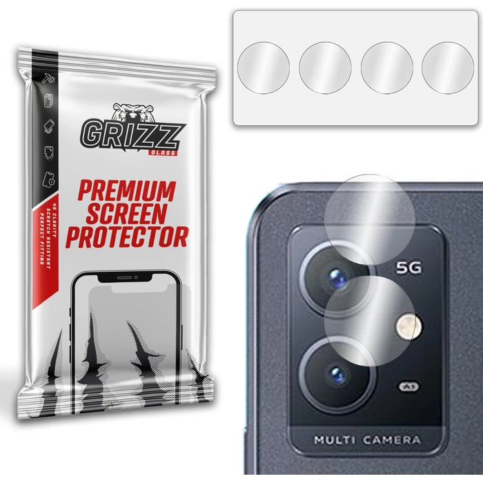 GrizzGlass HybridGlass Camera Vivo Y30 5G